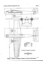 An illustration from Avro 642 commercial airplane (British) : a high-wing cantilever monoplane (1934)