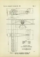 An illustration from The Avro "Commodore" touring airplane (British) : a cabin biplane (1934)