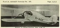 An illustration from The Avro "Commodore" touring airplane (British) : a cabin biplane (1934)