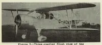 Picture 3 of 4 from The Avro "Commodore" touring airplane (British) : a cabin biplane (1934), leaf 7