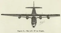 Picture 2 of 5 from Armstrong Whitworth 27 "Ensign" commercial airplane (British) : an all-metal high-wing monoplane (1937), leaf 10