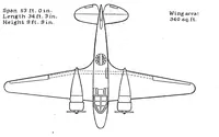 An illustration from The airspeed "Oxford" training airplane (British) : a two-engine cantilever monoplane (1937)