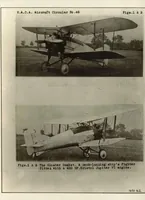 An illustration from The Gloster "Gambet" airplane : a deck-landing ship's fighter fitted with a 420 HP. Bristol Jupiter VI engine (1927)