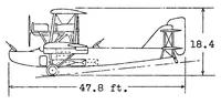 An illustration from Caproni airplane Ca 73 (commercial) and Ca 73 ter (military) (1927)