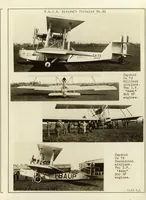 An illustration from Caproni airplane Ca 73 (commercial) and Ca 73 ter (military) (1927)