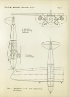An illustration from Avimeta three-engine commercial monoplane : type A.V.M. 132 (1927)
