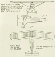An illustration from Morane-Saulnier 121 single-seat pursuit airplane (French) (1928)