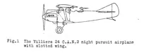Picture 1 of 6 from "Villiers 24" slotted-wing airplane (French) (1928), leaf 10
