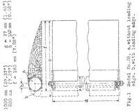 An illustration from Tests for determining the effect of a rotating cylinder fitted into the leading edge of an airplane wing (1926)