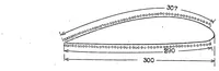 An illustration from Effect of roughness on properties of airfoils (1926)
