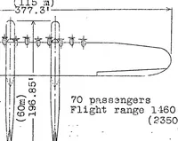 An illustration from Prospective development of giant airplanes (1928)