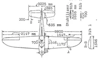 An illustration from Analysis of flight and wind-tunnel tests on Udet airplanes with reference to spinning characteristics (1929)