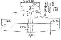 An illustration from Analysis of flight and wind-tunnel tests on Udet airplanes with reference to spinning characteristics (1929)