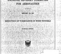 Picture 1 of 2 from Reduction of turbulence in wind tunnels (1931), leaf 0