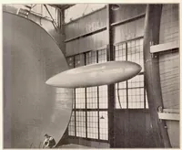 An illustration from Measurements of Flow in the Boundary Layer of a 1/40-Scale Model of the U. S. Airship "Akron." (1933)