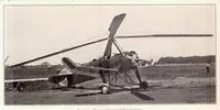 An illustration from Lift and Drag Characteristics and Gliding Performance of an Autogiro as Determined in Flight (1933)