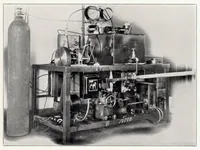 An illustration from Combustion in a Bomb with a Fuel-Injection System (1935)