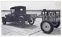 An illustration from The Rolling Friction of Several Airplane Wheels and Tires and the Effect of Rolling Friction on Take-Off (1937)