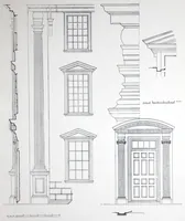 An illustration from Early American architecture : selected sketches and measured drawings showing colonial and Georgian design. (1920)