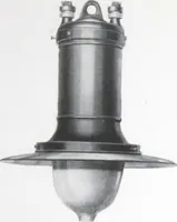 An illustration from Novalux street lighting units (pendent and bracket types) for Mazda series lamps (1920)