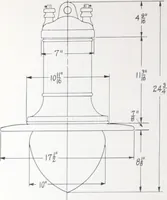 An illustration from Novalux street lighting units (pendent and bracket types) for Mazda series lamps (1920)