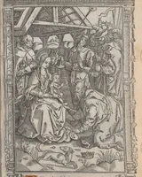 An illustration from [Horae ad usum Romanum. Lat. et fr. :] Heures à l’usaige de Romme (1505)