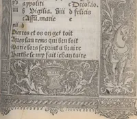 An illustration from [Horae ad usum Romanum. Lat. et fr. :] Heures à l’usaige de Romme (1505)
