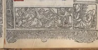 An illustration from [Horae ad usum Romanum. Lat. et fr. :] Heures à l’usaige de Romme (1505)