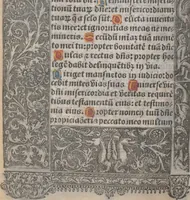 An illustration from [Horae ad usum Romanum. Lat. et fr. :] Heures à l’usaige de Romme (1505)
