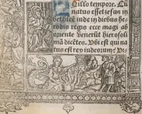 An illustration from [Horae ad usum Romanum. Lat. et fr. :] Heures à l’usaige de Romme (1505)