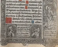 An illustration from [Horae ad usum Romanum. Lat. et fr. :] Heures à l’usaige de Romme (1505)