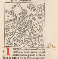 An illustration from Chroniques de France (1ère partie)