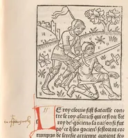 An illustration from Chroniques de France (1ère partie)