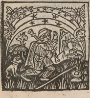 An illustration from [Calendrier des bergers :] Kalendrier et compost des bergiers (1506)