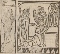 An illustration from [Calendrier des bergers :] Kalendrier et compost des bergiers (1506)
