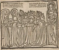 An illustration from [Calendrier des bergers :] Kalendrier et compost des bergiers (1506)