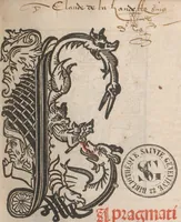 Picture 1 of 3 from La Pragmatique Sanction en françoys avec Guillermus Paraldi de la pluralité des bénéfices. (1508), leaf 24