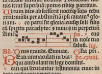 Picture 2 of 26 from [Psalterium Parisiense :] Psalterium ad usum Parisiensem cum invitatoriis antiphonisque. Hymni. Commune Sanctorum. Missae de sancto Spiritu, de Beata Virgine Maria et de defunctis., leaf 236