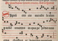 An illustration from [Psalterium Parisiense :] Psalterium ad usum Parisiensem cum invitatoriis antiphonisque. Hymni. Commune Sanctorum. Missae de sancto Spiritu, de Beata Virgine Maria et de defunctis.