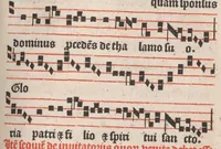 An illustration from [Psalterium Parisiense :] Psalterium ad usum Parisiensem cum invitatoriis antiphonisque. Hymni. Commune Sanctorum. Missae de sancto Spiritu, de Beata Virgine Maria et de defunctis.