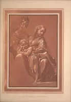 Picture 15 of 45 from Original designs of the most celebrated masters of the Bolognese, Roman, Florentine, and Venetian schools; comprising some of the works of Leonardo da Vinci, the Caracci, Claude Lorraine, Raphael, Michel Angelo, the Poussins, and others, in His Majesty's collection; (1812), leaf 140