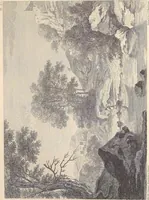 An illustration from Original designs of the most celebrated masters of the Bolognese, Roman, Florentine, and Venetian schools; comprising some of the works of Leonardo da Vinci, the Caracci, Claude Lorraine, Raphael, Michel Angelo, the Poussins, and others, in His Majesty's collection; (1812)