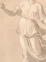 An illustration from Original designs of the most celebrated masters of the Bolognese, Roman, Florentine, and Venetian schools; comprising some of the works of Leonardo da Vinci, the Caracci, Claude Lorraine, Raphael, Michel Angelo, the Poussins, and others, in His Majesty's collection; (1812)