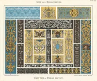 Picture 9 of 10 from L'ornamento policromo nelle arti e nelle industrie artistiche ... antiche medievali e moderne per uso delle scuole e degli artisti (1886), leaf 148