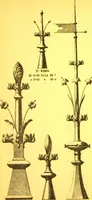 An illustration from Ornements pour l'architecture en zinc, cuivre, tole & plomb : travaux d'art sur dessins croquis & devis. (1912)