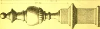 An illustration from Ornements pour l'architecture en zinc, cuivre, tole & plomb : travaux d'art sur dessins croquis & devis. (1912)