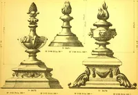 An illustration from Ornements pour l'architecture en zinc, cuivre, tole & plomb : travaux d'art sur dessins croquis & devis. (1912)