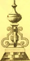 An illustration from Ornements pour l'architecture en zinc, cuivre, tole & plomb : travaux d'art sur dessins croquis & devis. (1912)