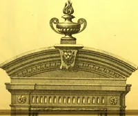 An illustration from Ornements pour l'architecture en zinc, cuivre, tole & plomb : travaux d'art sur dessins croquis & devis. (1912)
