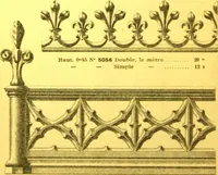 An illustration from Ornements pour l'architecture en zinc, cuivre, tole & plomb : travaux d'art sur dessins croquis & devis. (1912)